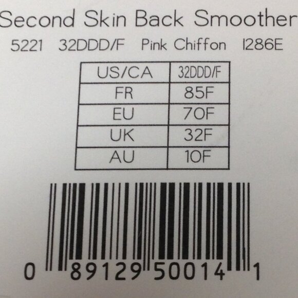 Le Mystere Second Skin Back Smoother Underwire Bra Pink Chiffon 32DDD/F NWT - Picture 7 of 10